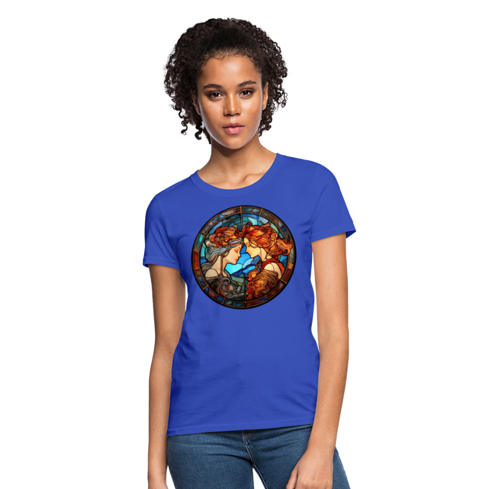 Women's Mosaic Gemini T-Shirt - royal blue