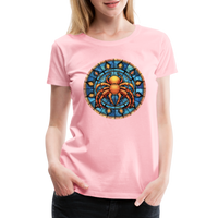 Thumbnail for Women’s Mosaic Cancer Premium T-Shirt - pink