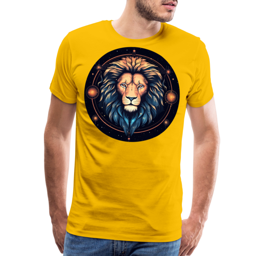 Men's Magic Leo Premium T-Shirt - sun yellow