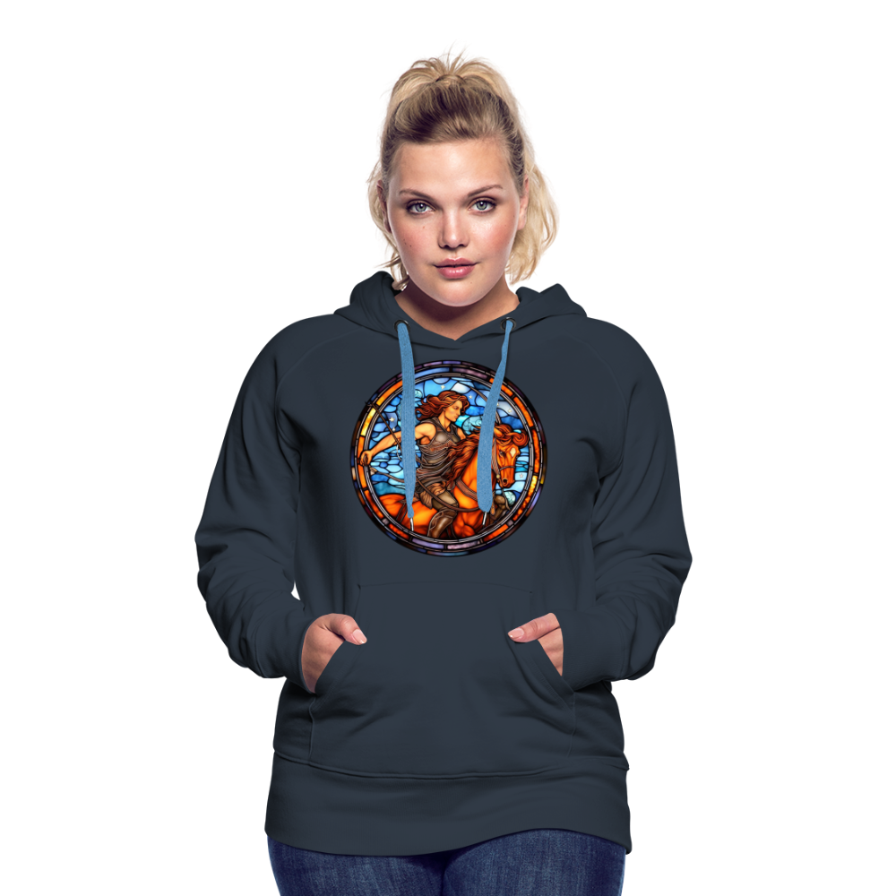 Women’s Mosaic Sagittarius Premium Hoodie - navy