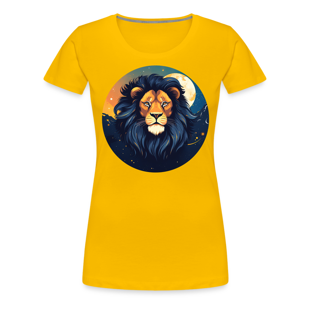 Women's Mystic Leo Premium T-Shirt - sun yellow