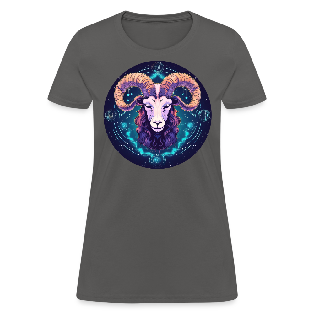 Women's Magic Capricorn T-Shirt - charcoal