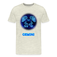 Thumbnail for Men's Gemini Premium T-Shirt - heather oatmeal