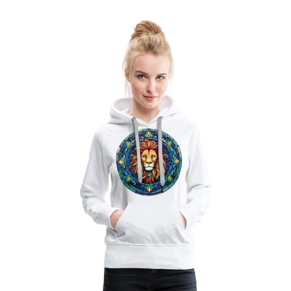 Women’s Mosaic Leo Premium Hoodie - white