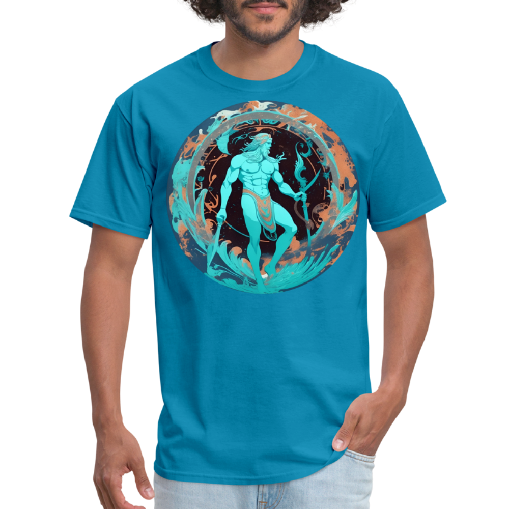 Men's Mythical Aquarius Classic T-Shirt - turquoise