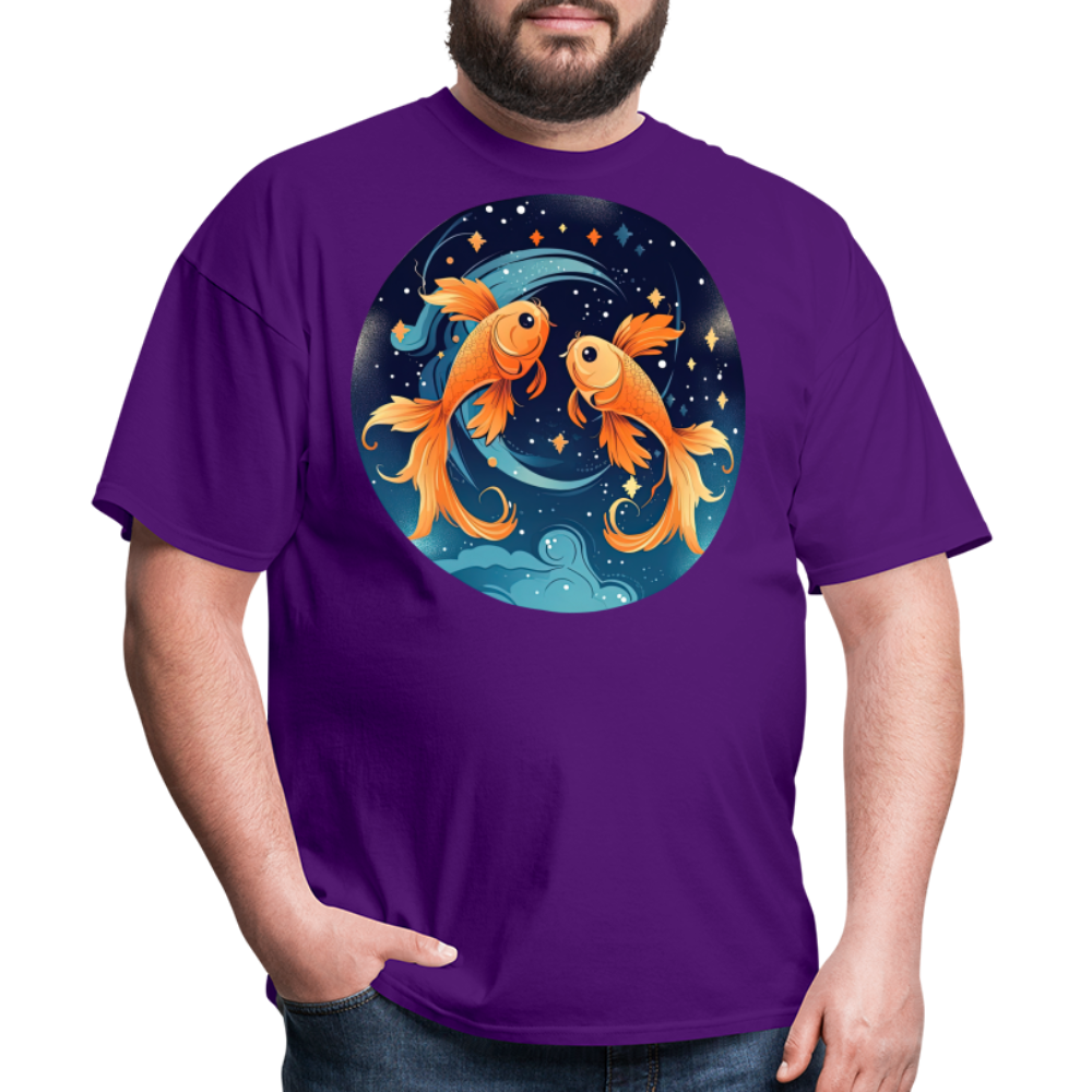 Men's Magic Pisces Classic T-Shirt - purple