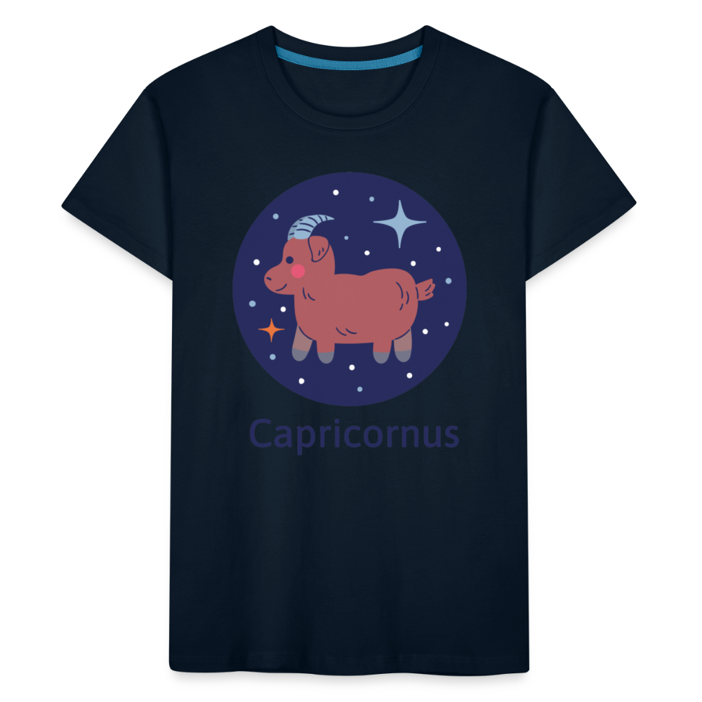 Kid’s Bluey Capricorn Premium Organic T-Shirt - deep navy