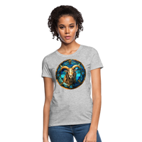 Thumbnail for Women's Mosaic Capricorn T-Shirt - heather gray