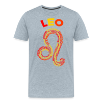 Thumbnail for Men's Power Words Leo Premium T-Shirt - heather ice blue