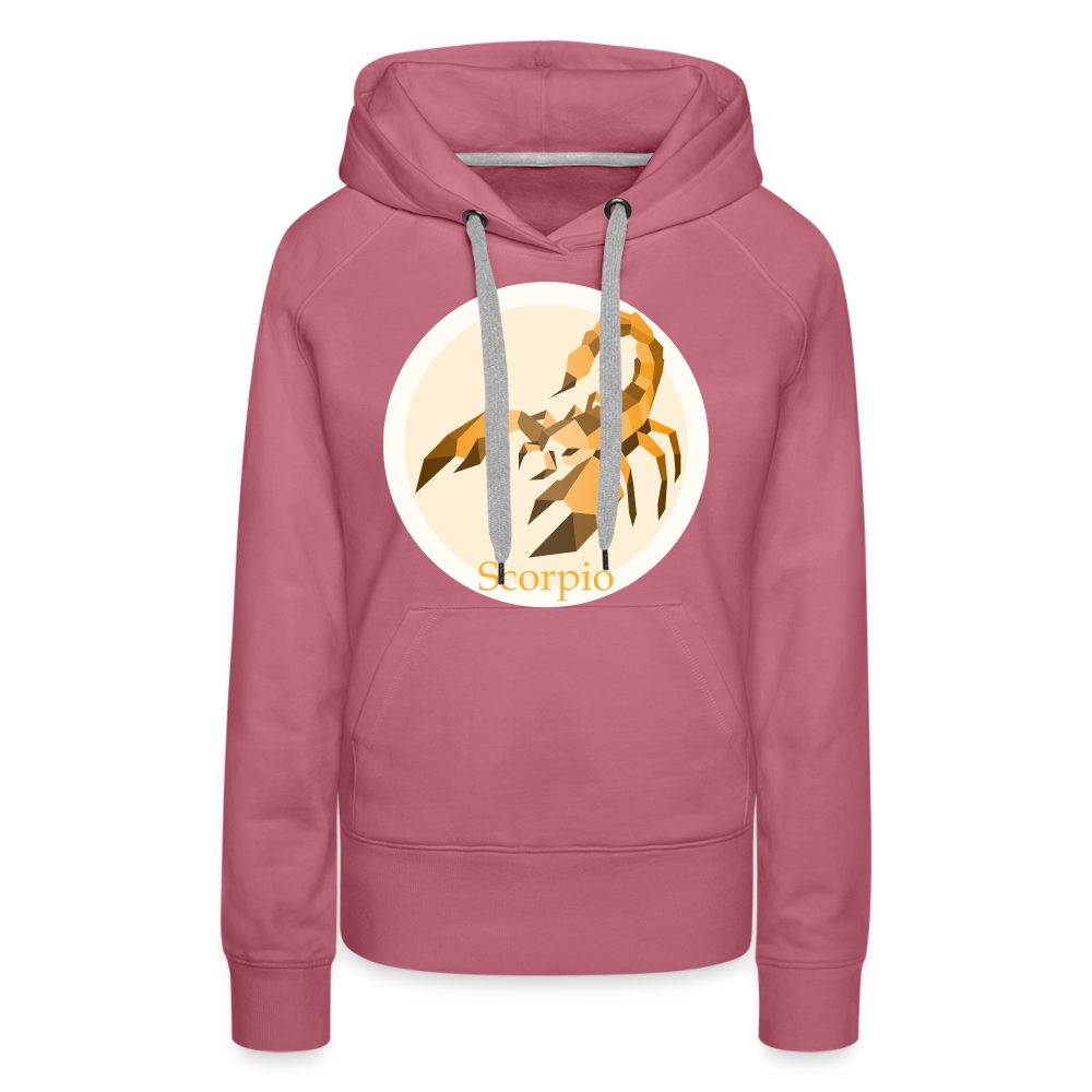 Women’s Mosaic Scorpio Premium Hoodie - mauve