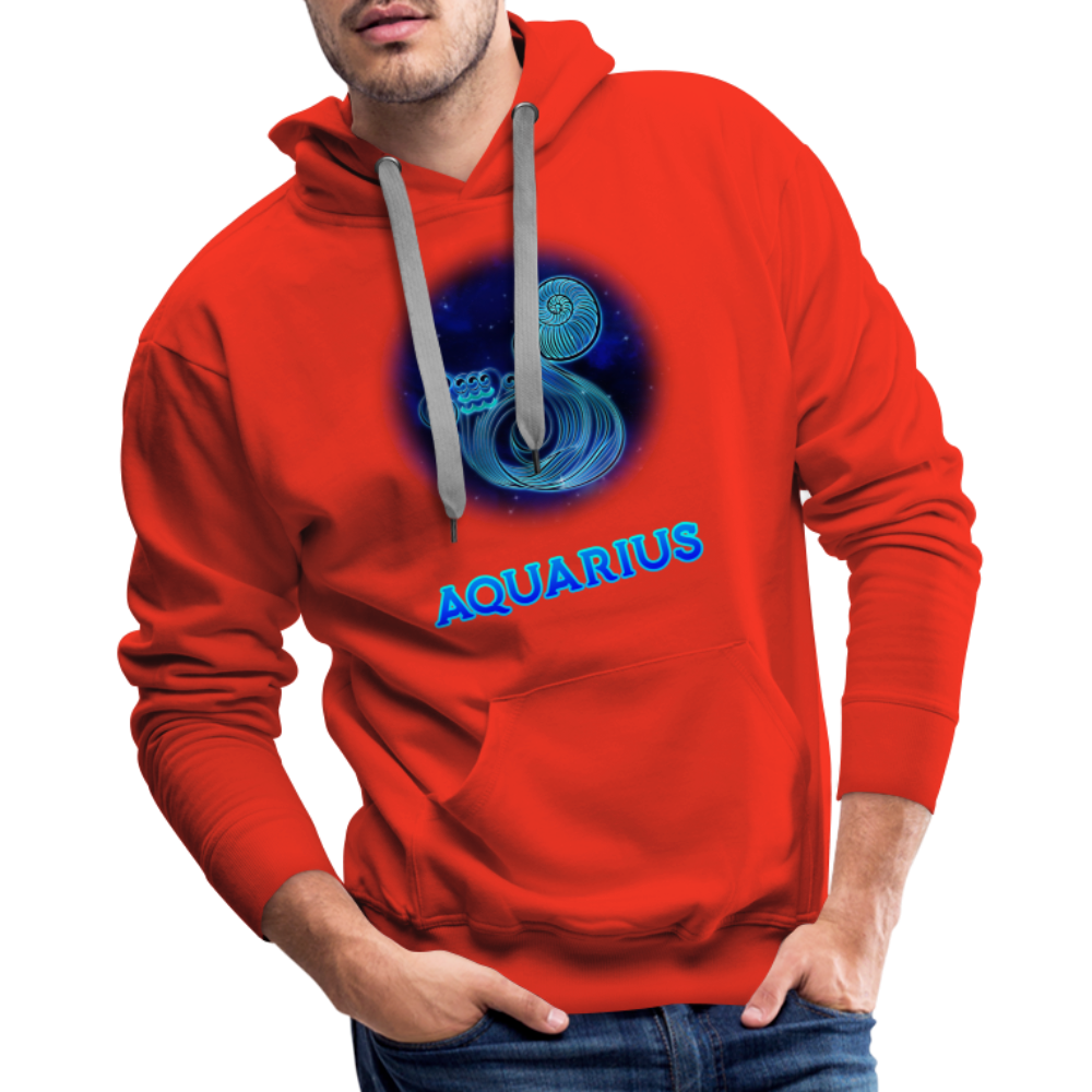 Men’s Aquarius Premium Hoodie - red