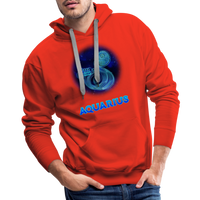 Thumbnail for Men’s Aquarius Premium Hoodie - red