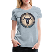 Thumbnail for Women’s Mythical Taurus Premium T-Shirt - heather ice blue