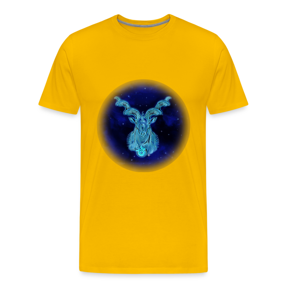 Men's Stellar Capricorn Premium T-Shirt - sun yellow