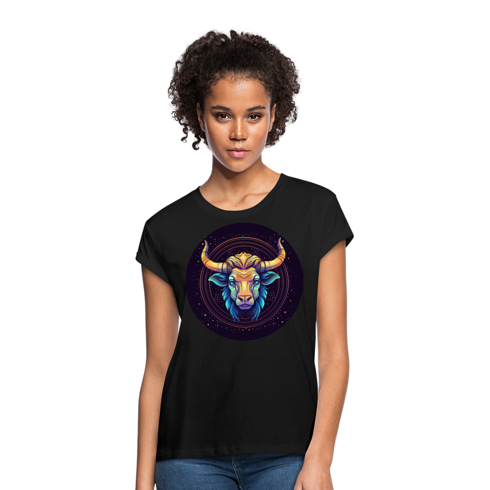 Women's Magic Taurus Relaxed Fit T-Shirt - black