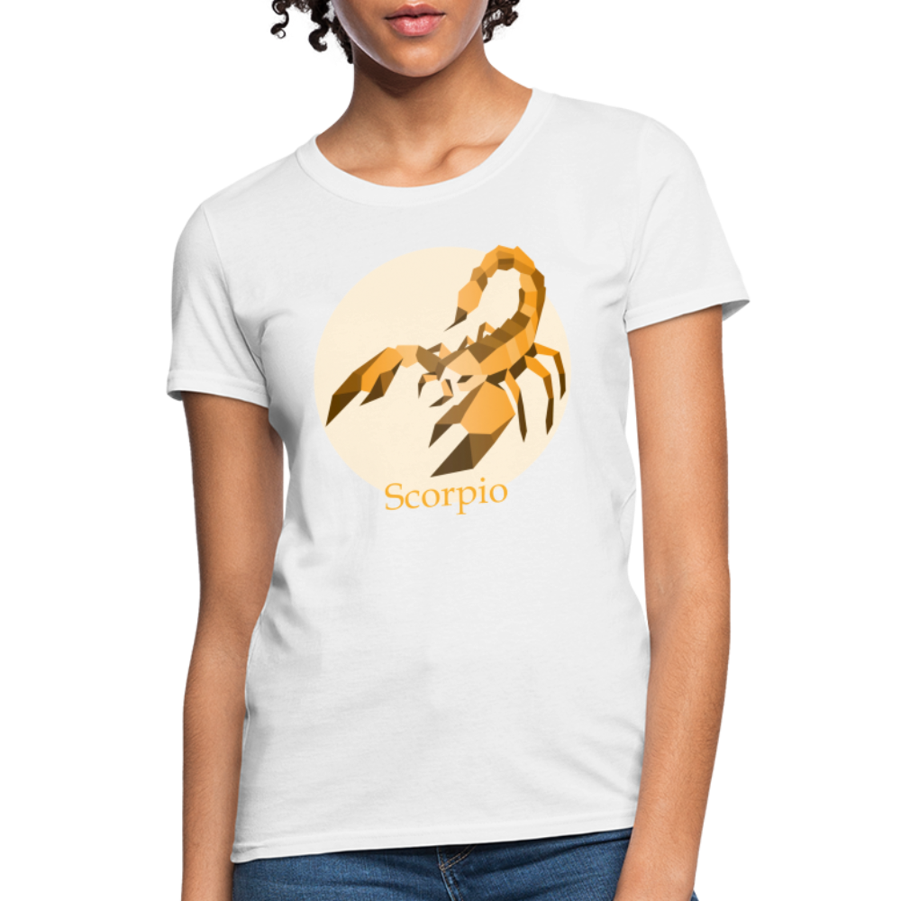 Women's Mosaic Scorpio T-Shirt - white