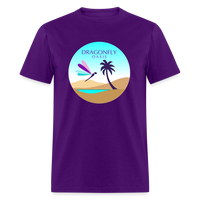 Thumbnail for Men's Dragonfly 2nd Logo Classic T-Shirt - purple