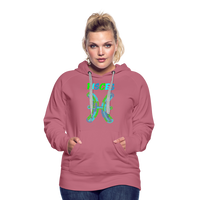 Thumbnail for Women's Power Words Pisces Premium Hoodie - mauve