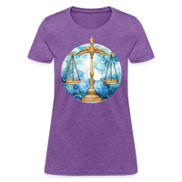 Thumbnail for Women's Mythical Libra T-Shirt - purple heather