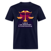 Thumbnail for Men's Glow Libra Classic T-Shirt - navy