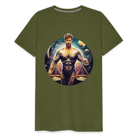 Thumbnail for Men's Mythical Libra Premium T-Shirt - olive green