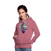 Thumbnail for Women’s Mythical Aquarius Premium Hoodie - mauve