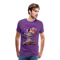 Thumbnail for Men's Astral Pisces Premium T-Shirt - purple