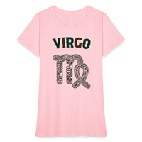 Thumbnail for Women's Power Words Virgo T-Shirt - pink