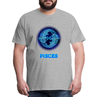 Thumbnail for Men's Pisces Premium T-Shirt - heather gray