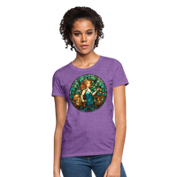 Thumbnail for Women's Mosaic Virgo T-Shirt - purple heather