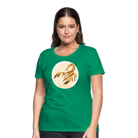 Thumbnail for Women’s Mosaic Scorpio Premium T-Shirt - kelly green