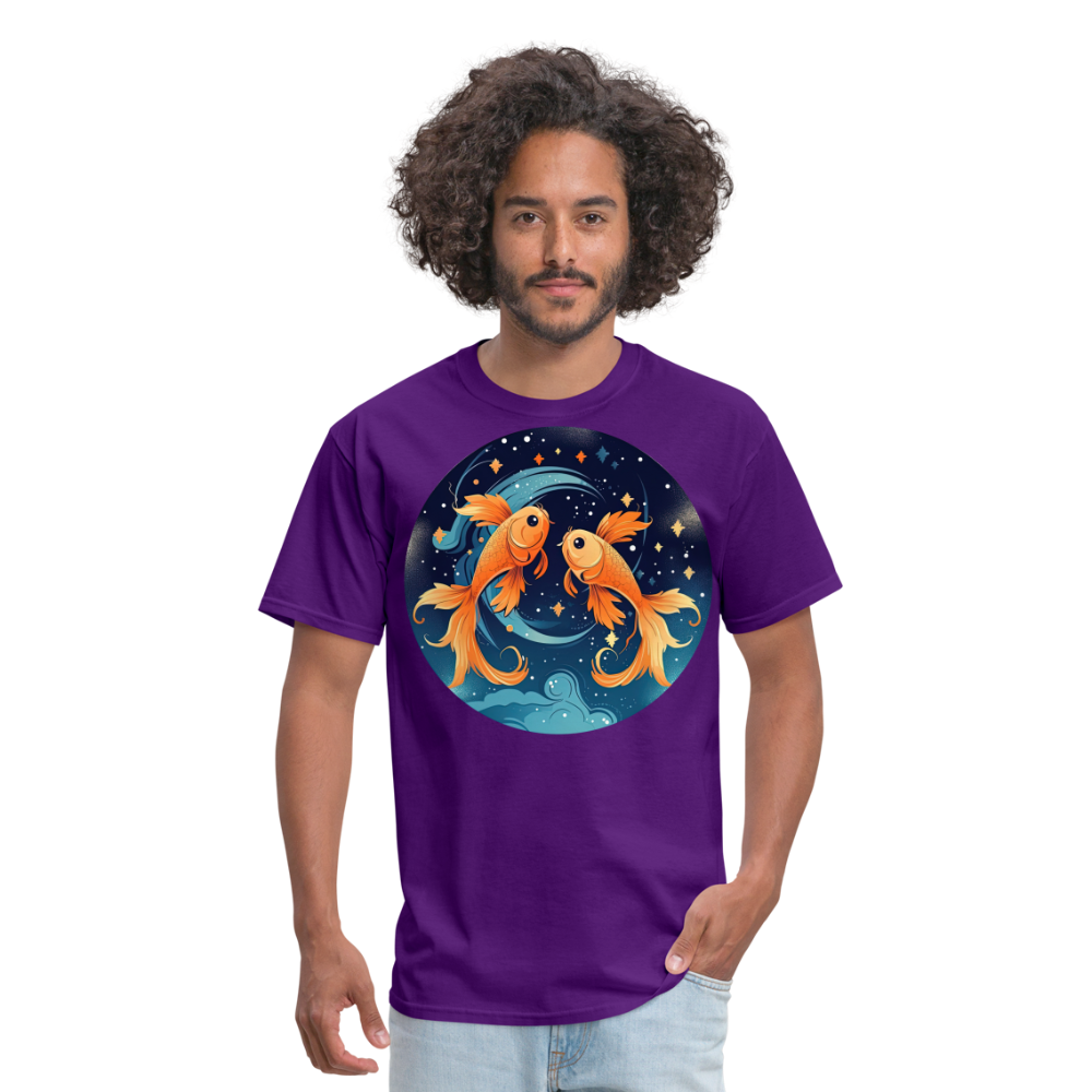 Men's Magic Pisces Classic T-Shirt - purple