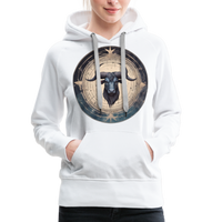 Thumbnail for Women’s Mythical Taurus Premium Hoodie - white