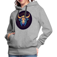 Thumbnail for Women’s Magic Taurus Premium Hoodie - heather grey