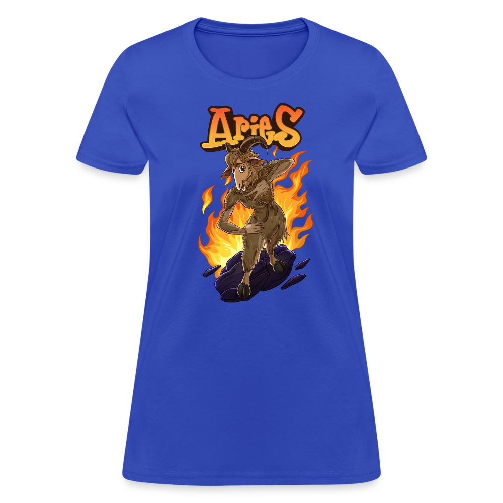 Women's Aries Narihndrab T-Shirt - royal blue