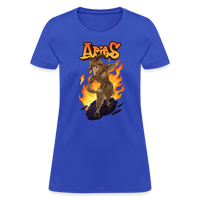 Thumbnail for Women's Aries Narihndrab T-Shirt - royal blue