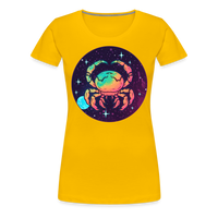 Thumbnail for Women’s Mystic Cancer Premium T-Shirt - sun yellow