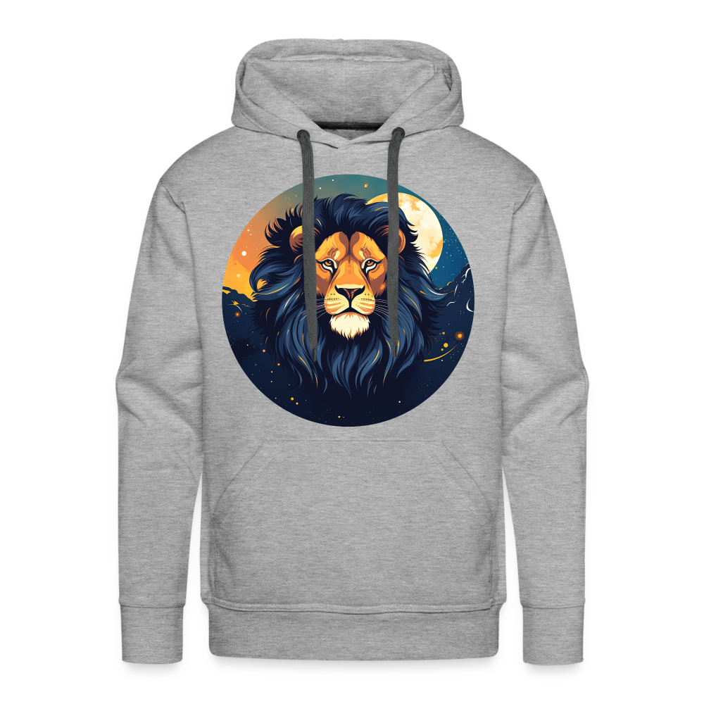 Men’s Mystic Leo Premium Hoodie - heather grey