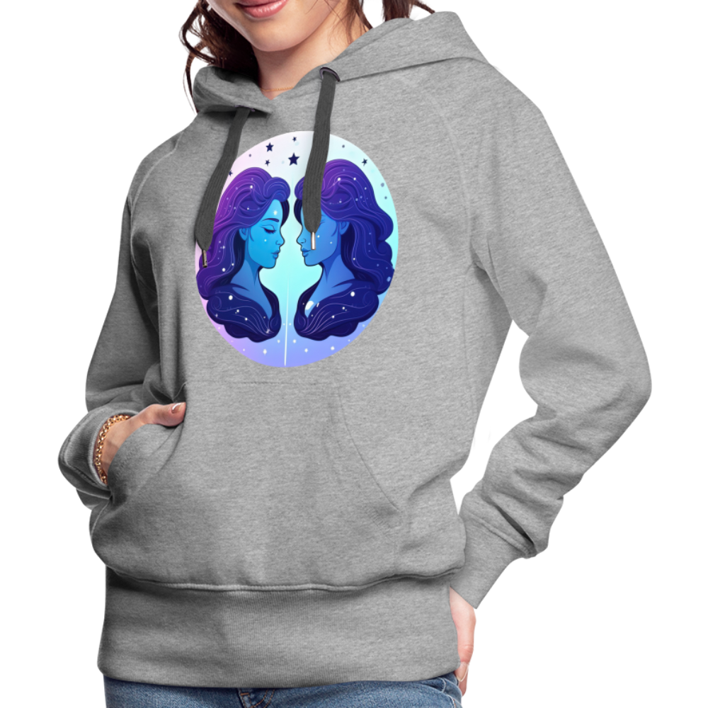 Women’s Magic Gemini Premium Hoodie - heather grey