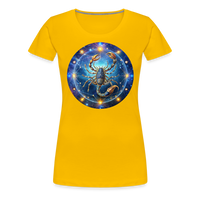 Thumbnail for Women’s Symbol Scorpio Premium T-Shirt - sun yellow