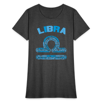 Thumbnail for Women's Power Words Libra T-Shirt - heather black