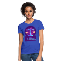 Thumbnail for Women's Neon Libra T-Shirt - royal blue