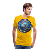 Thumbnail for Men's Symbol Scorpio Premium T-Shirt - sun yellow