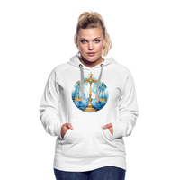 Thumbnail for Women’s Mythical Libra Premium Hoodie - white