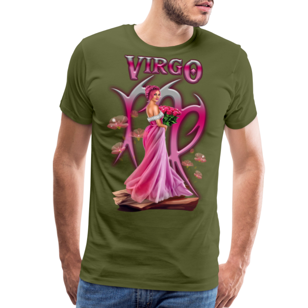 Men's Astral Virgo Premium T-Shirt - olive green