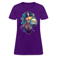 Thumbnail for Women's Mythical Aquarius T-Shirt - purple