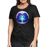 Thumbnail for Women’s Magic Gemini Premium T-Shirt - charcoal grey