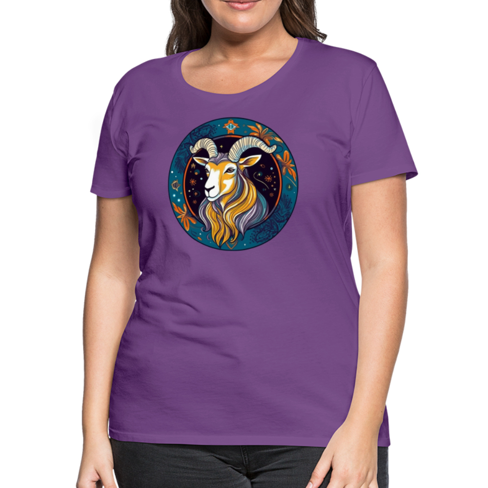 Women’s Mythical Capricorn Premium T-Shirt - purple