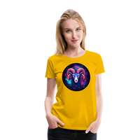 Thumbnail for Women’s Magic Aries Premium T-Shirt - sun yellow