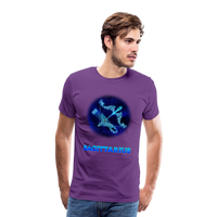 Thumbnail for Men's Sagittarius Premium T-Shirt - purple